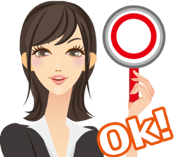 emotion of Office lady2 sticker #6189044