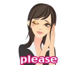 emotion of Office lady2 sticker #6189045