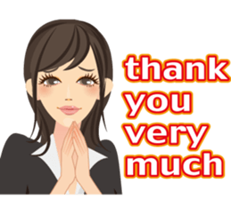 emotion of Office lady2 sticker #6189047