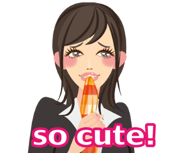 emotion of Office lady2 sticker #6189049