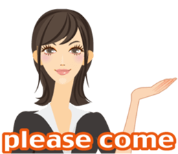 emotion of Office lady2 sticker #6189050