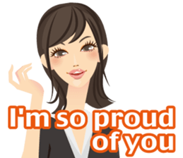 emotion of Office lady2 sticker #6189052