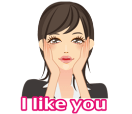emotion of Office lady2 sticker #6189054