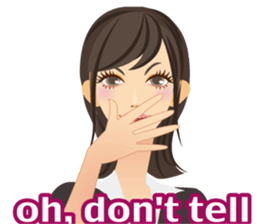 emotion of Office lady2 sticker #6189055