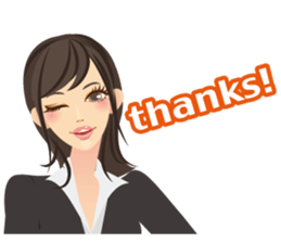 emotion of Office lady2 sticker #6189056