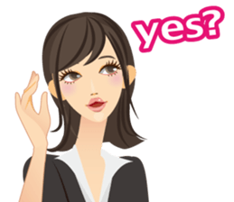 emotion of Office lady2 sticker #6189058