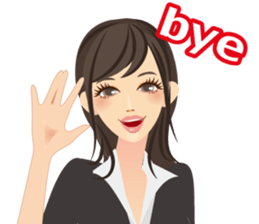emotion of Office lady2 sticker #6189059
