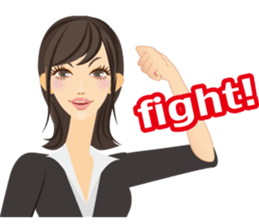 emotion of Office lady2 sticker #6189061