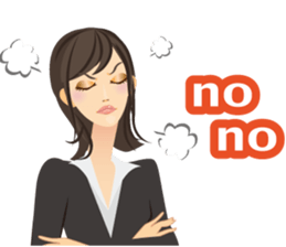 emotion of Office lady2 sticker #6189062