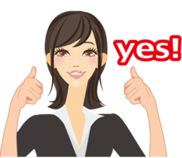 emotion of Office lady2 sticker #6189068