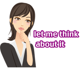 emotion of Office lady2 sticker #6189071