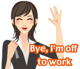 emotion of Office lady2 sticker #6189072