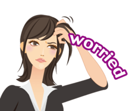 emotion of Office lady2 sticker #6189075