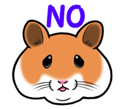 Very fat hamster sticker #6189301