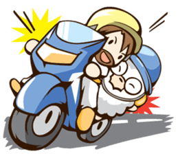 Little Lamb & the Shepherd #4 sticker #6190085