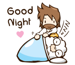 Little Lamb & the Shepherd #4 sticker #6190099