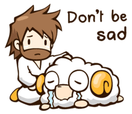 Little Lamb & the Shepherd #4 sticker #6190105