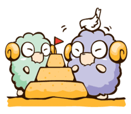 Little Lamb & the Shepherd #4 sticker #6190119