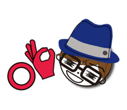 Fashion boy working papers complain sticker #6190275