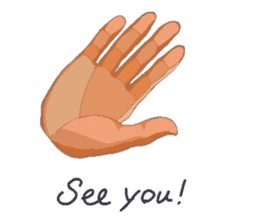 Hand Signal sticker #6190405