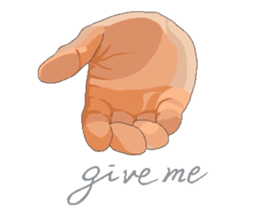 Hand Signal sticker #6190406