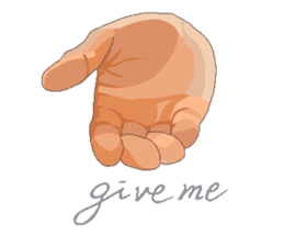 Hand Signal sticker #6190406