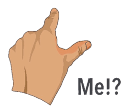 Hand Signal sticker #6190413