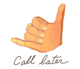 Hand Signal sticker #6190415