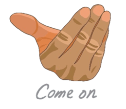 Hand Signal sticker #6190417