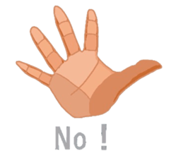 Hand Signal sticker #6190419