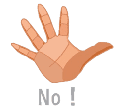 Hand Signal sticker #6190419