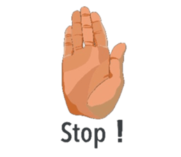 Hand Signal sticker #6190431