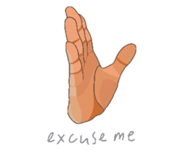 Hand Signal sticker #6190436