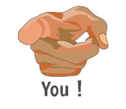 Hand Signal sticker #6190438