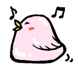 Rice cake bird.hiyosan sticker #6190475
