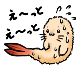 Fried Prawns Seal Sticker2 sticker #6190492