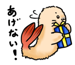 Fried Prawns Seal Sticker2 sticker #6190501