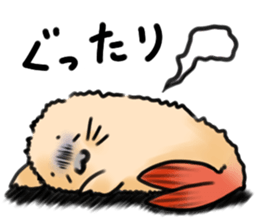 Fried Prawns Seal Sticker2 sticker #6190507