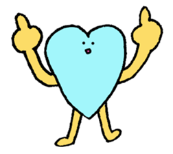 Heart kun sticker #6190803