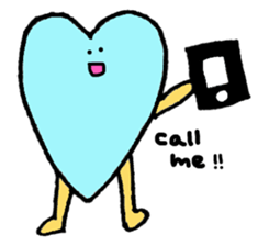 Heart kun sticker #6190811