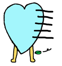 Heart kun sticker #6190835