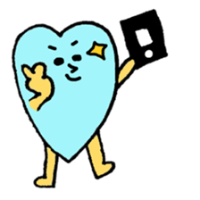 Heart kun sticker #6190836