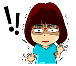 Makoto X Annie This is life sticker #6190925