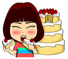 Makoto X Annie This is life sticker #6190927