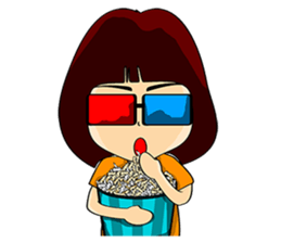 Makoto X Annie This is life sticker #6190933