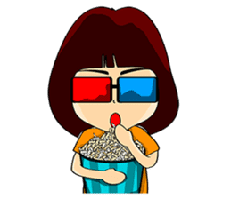 Makoto X Annie This is life sticker #6190933