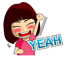 Makoto X Annie This is life sticker #6190937