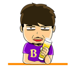 Makoto X Annie This is life sticker #6190940