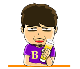 Makoto X Annie This is life sticker #6190940