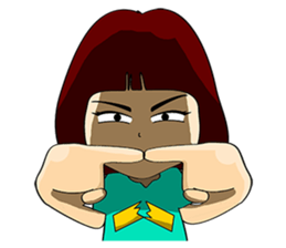 Makoto X Annie This is life sticker #6190944